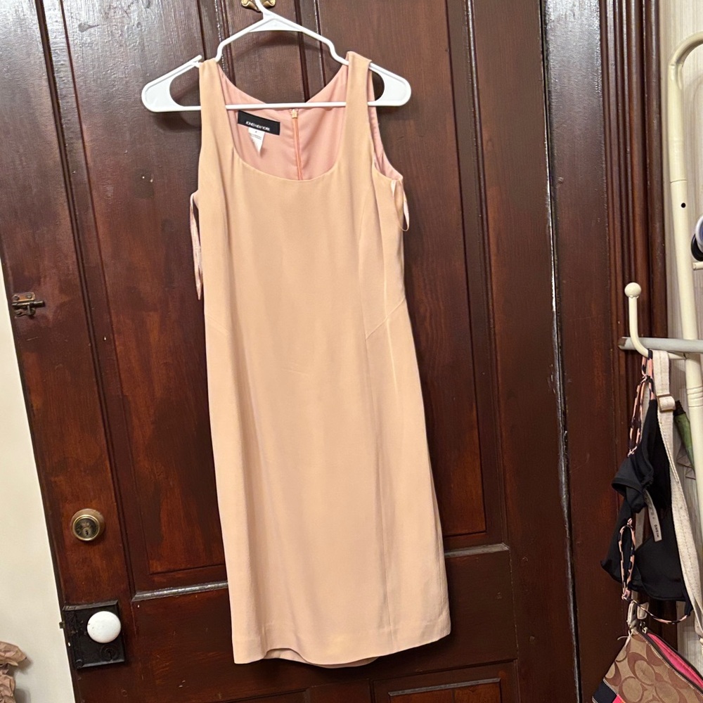 Jones New York Light Pink Sleeveless Midi Dress